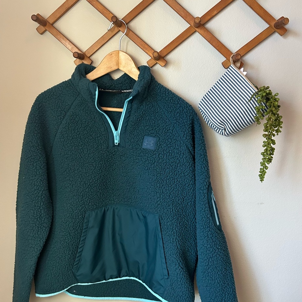 Under Armour Teal Fleece Jacket